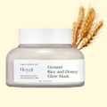 "Rice and honey glow face mask — brightening and hydrating natural skincare by Honey & Tallow"